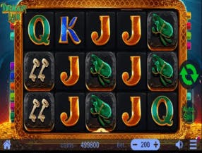 playing the slot machine